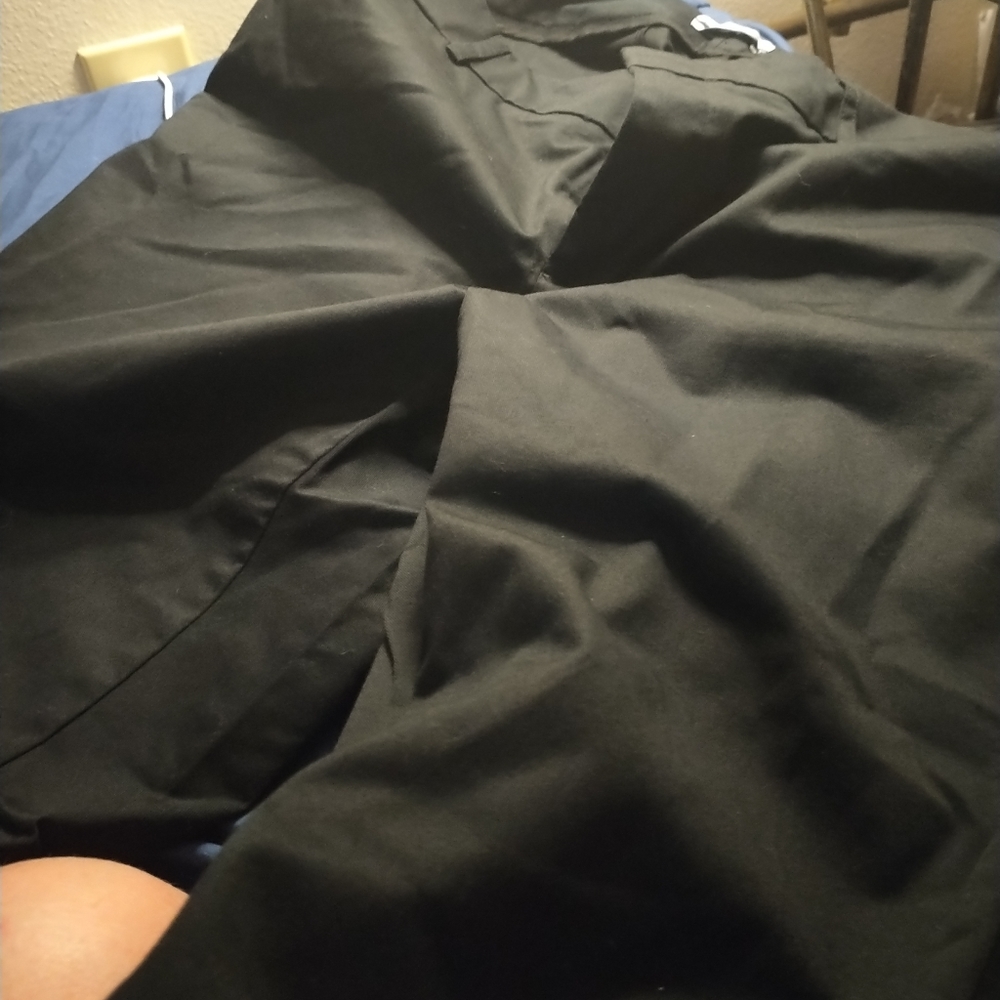 Docker black pants petite